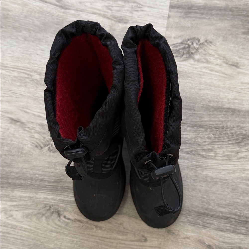 Kamik Black Kids Snow Boots - Picture 3 of 4